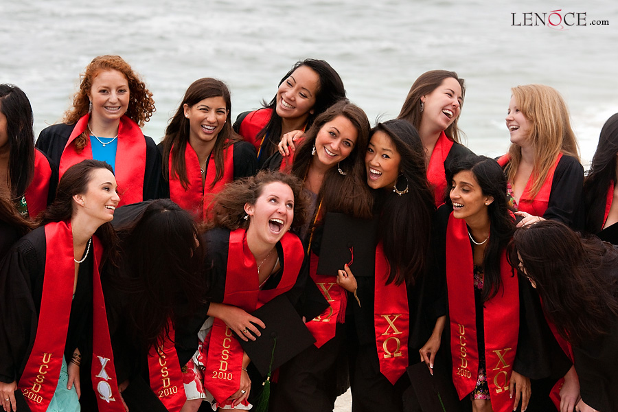 Chi Omega UCSD Class of 2010 graduation San Diego