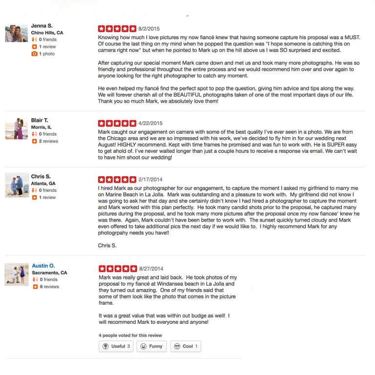 proposal photographer san diego reviews lenocephoto